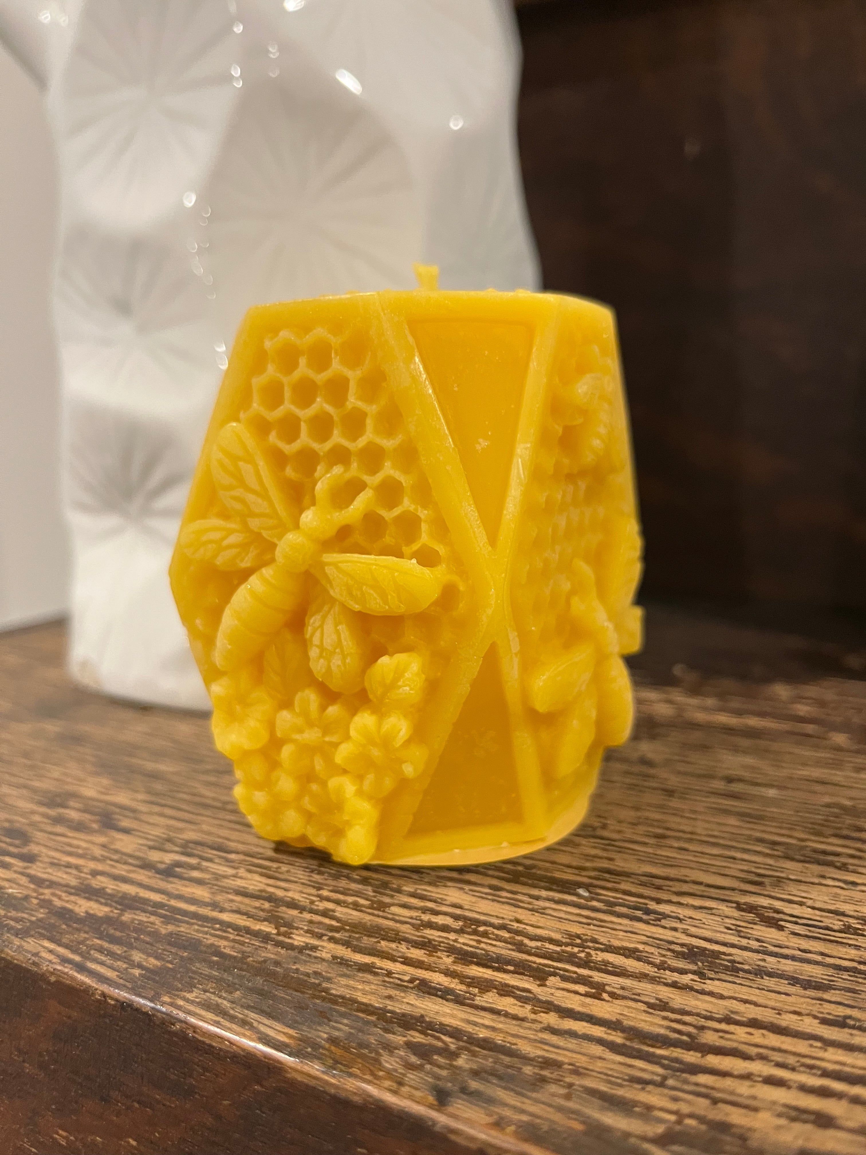 Beautiful Bees Beeswax Candles