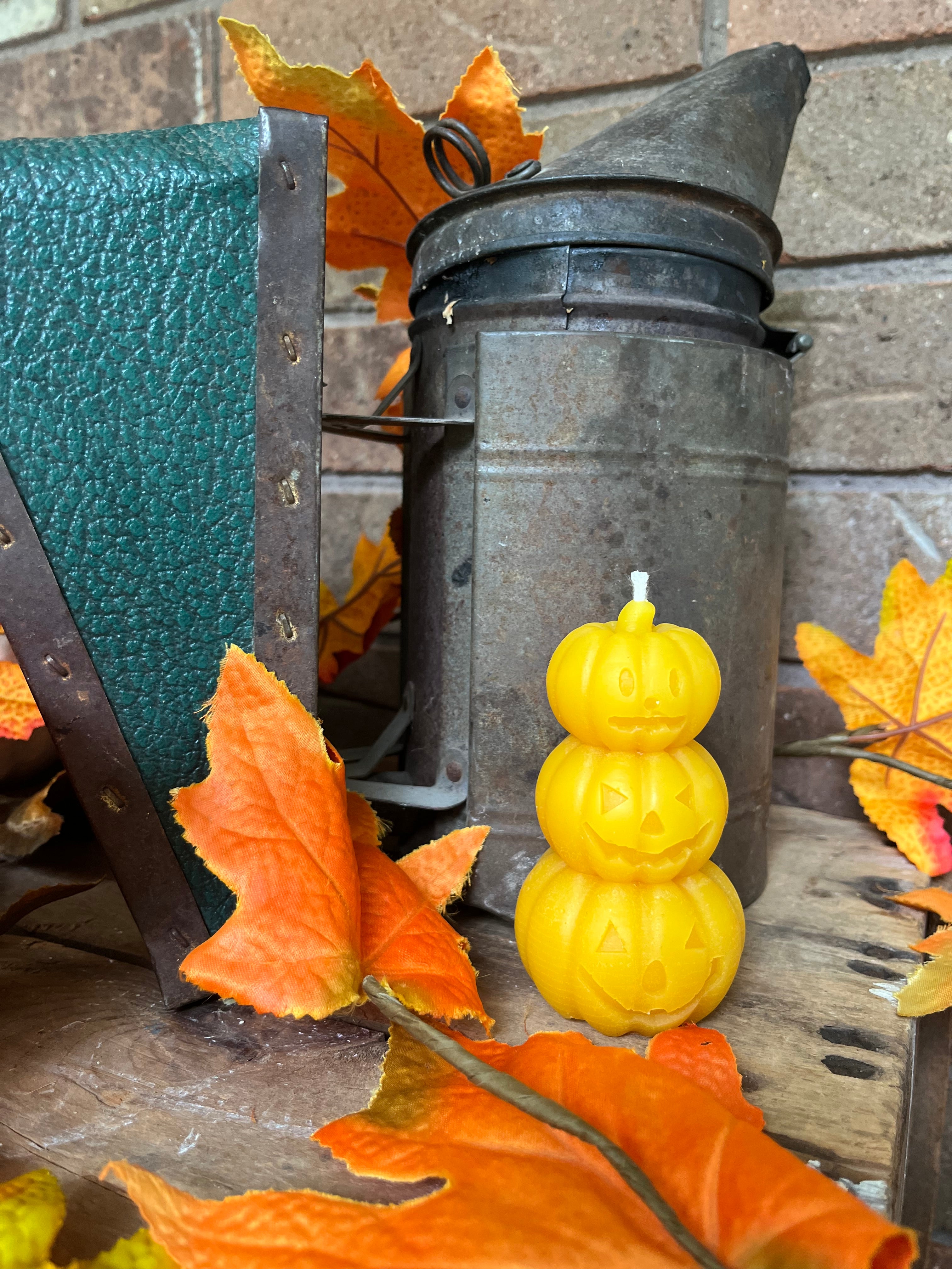 Halloween Beeswax Candles