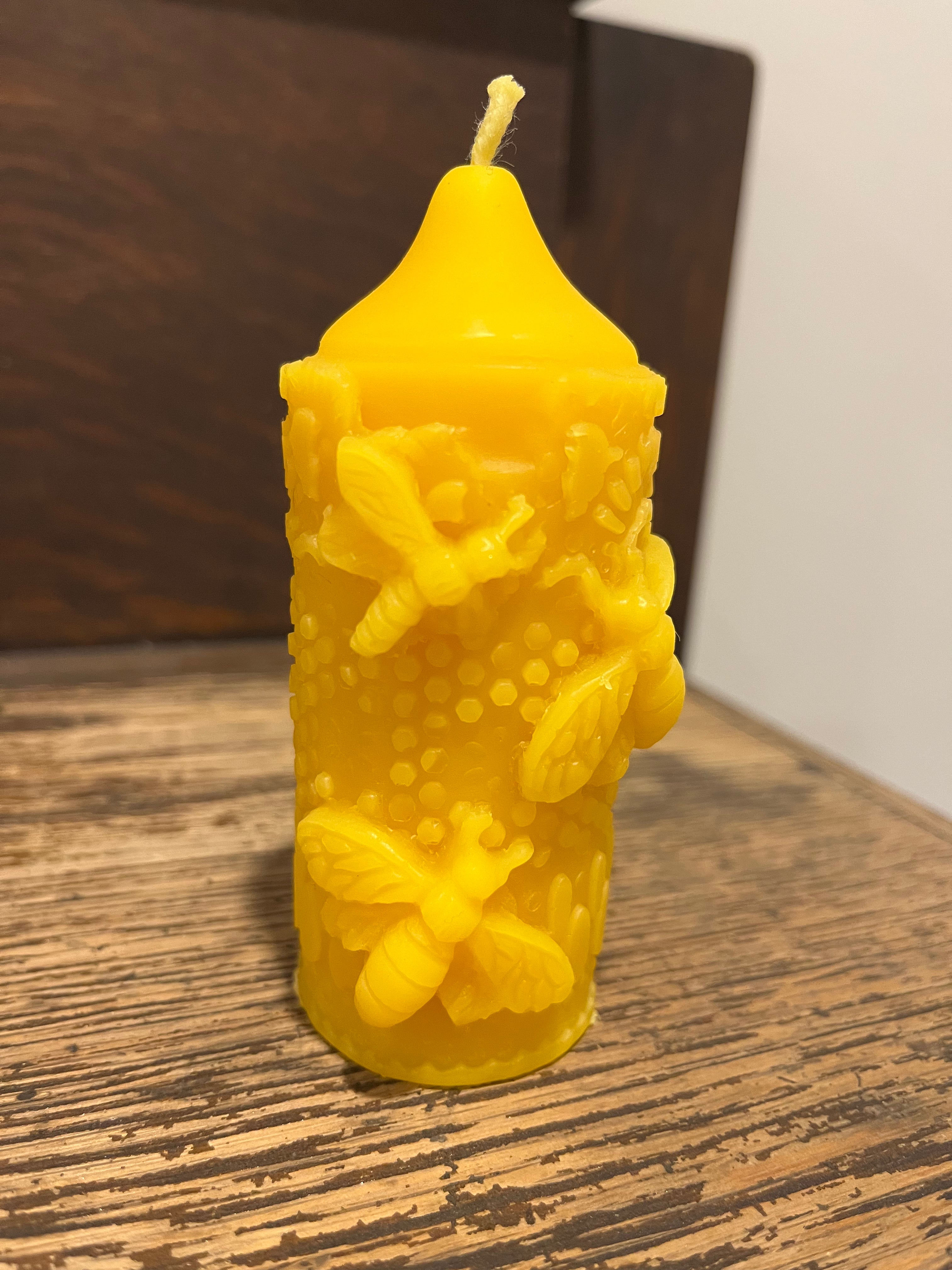 Beautiful Bees Beeswax Candles