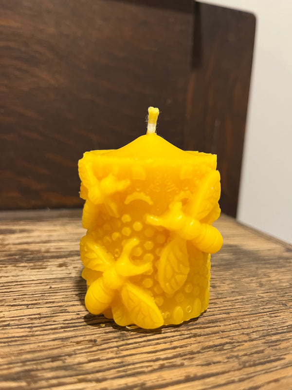 Beautiful Bees Beeswax Candles