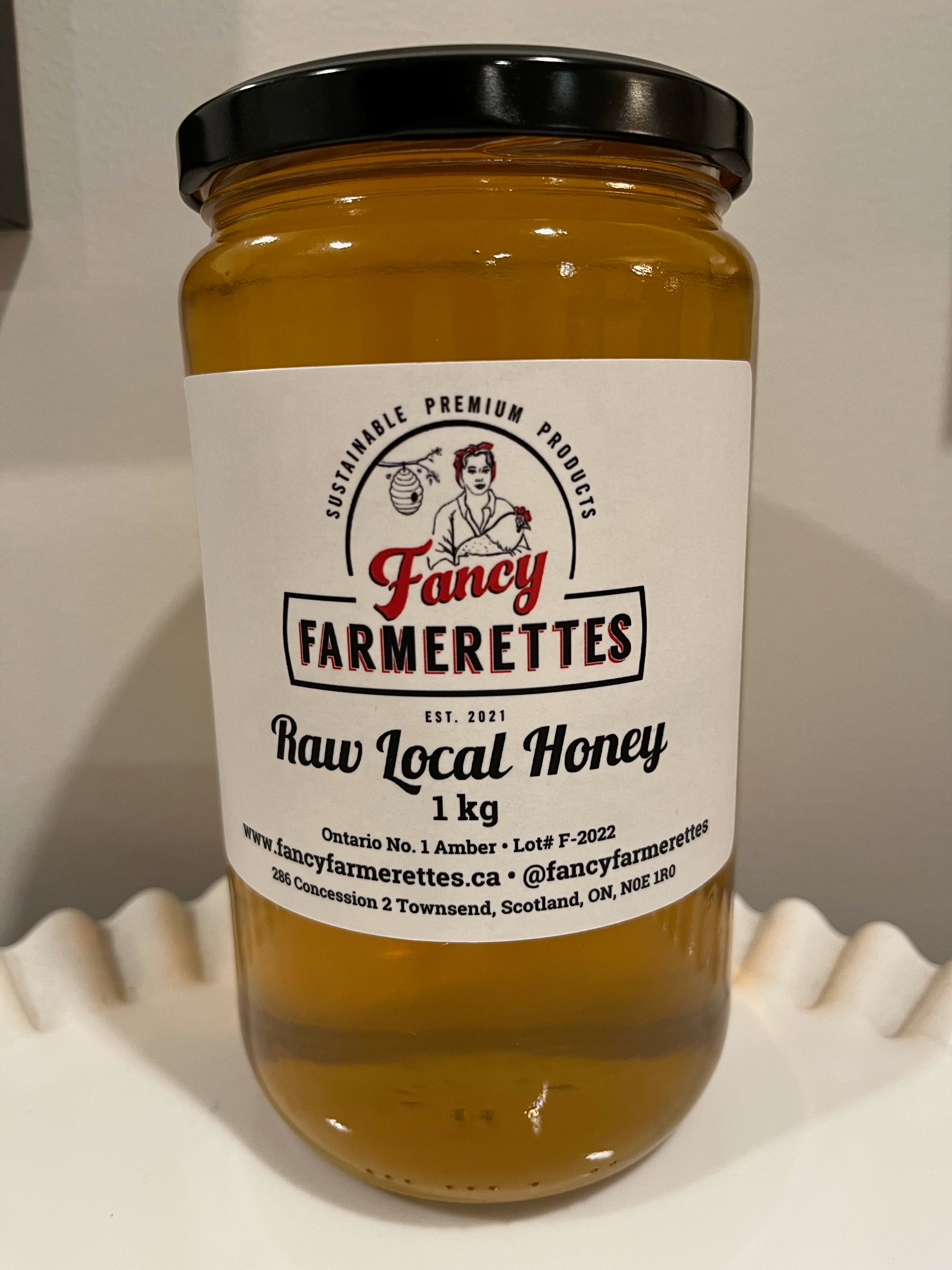 Raw Unpasteurized Honey Fancy Farmerettes